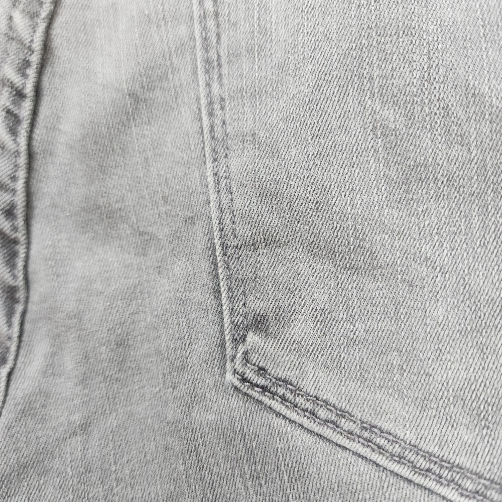 FRAME Grey Le High Skinny Velvet Tux Grimes Size 27 (28" Inseam) - Picture 14 of 17